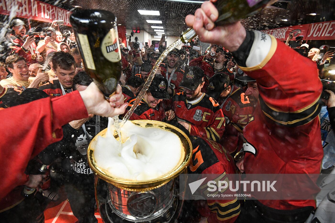 Russia Ice Hockey Gagarin Cup Winner Avangard