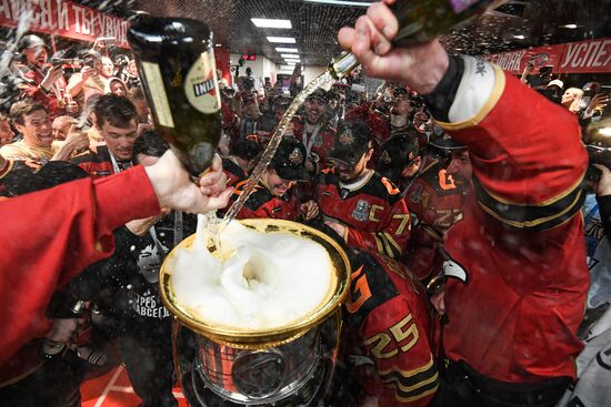 Russia Ice Hockey Gagarin Cup Winner Avangard