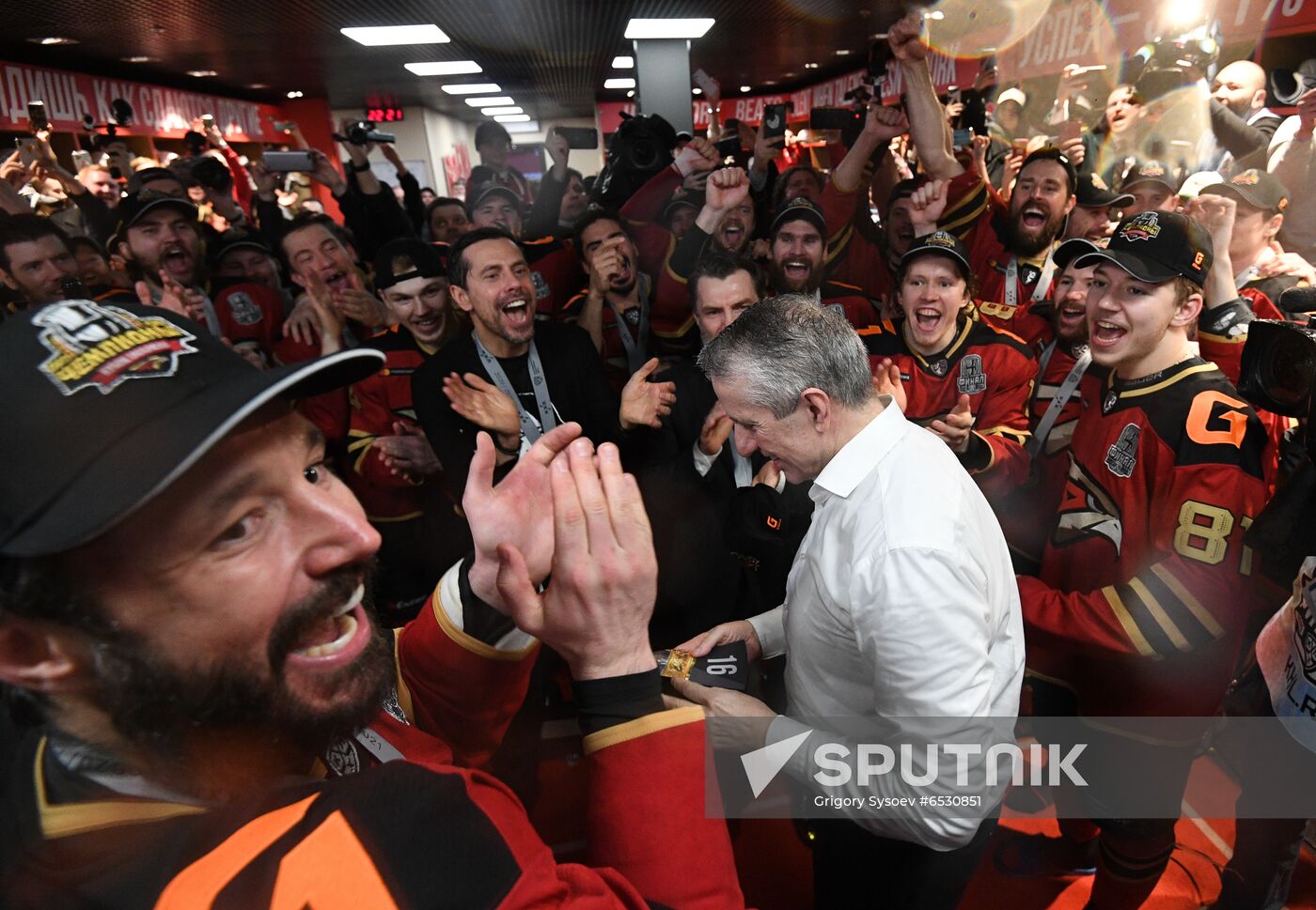 Russia Ice Hockey Gagarin Cup Winner Avangard