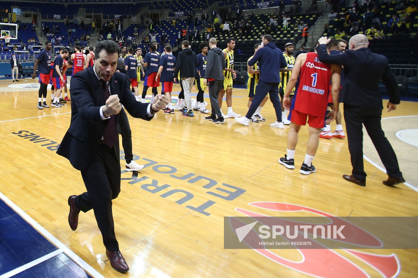 Turkey Basketball Euroleague Fenerbahce - CSKA