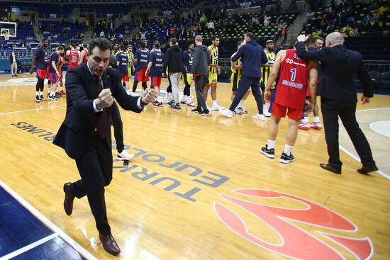 Turkey Basketball Euroleague Fenerbahce - CSKA