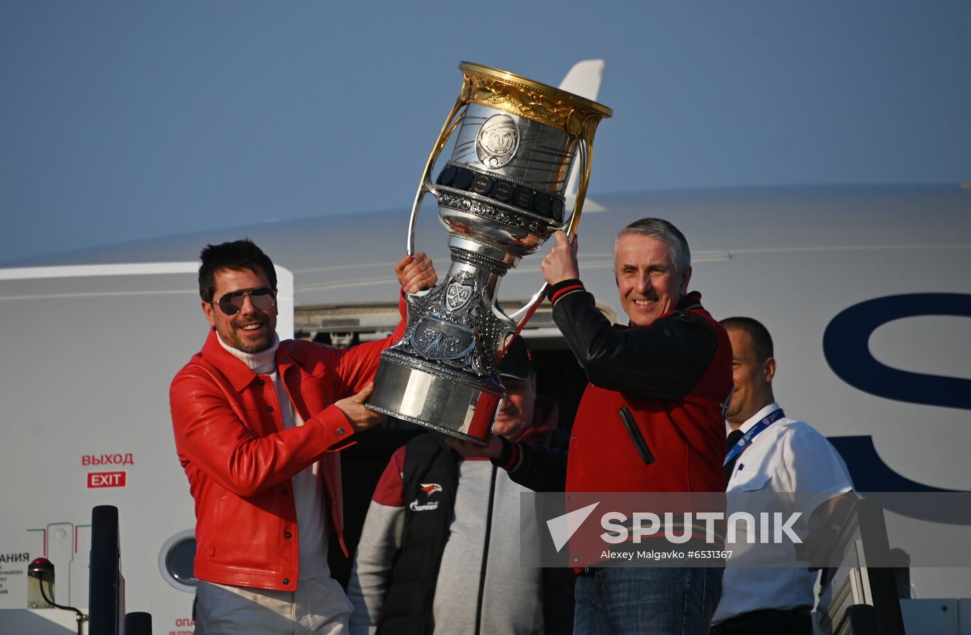 Russia Ice Hockey Gagarin Cup Winner Honoring