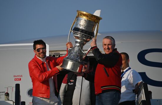 Russia Ice Hockey Gagarin Cup Winner Honoring