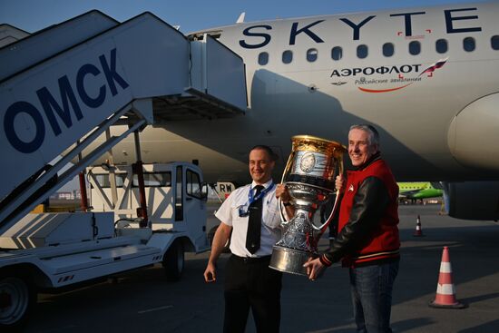 Russia Ice Hockey Gagarin Cup Winner Honoring