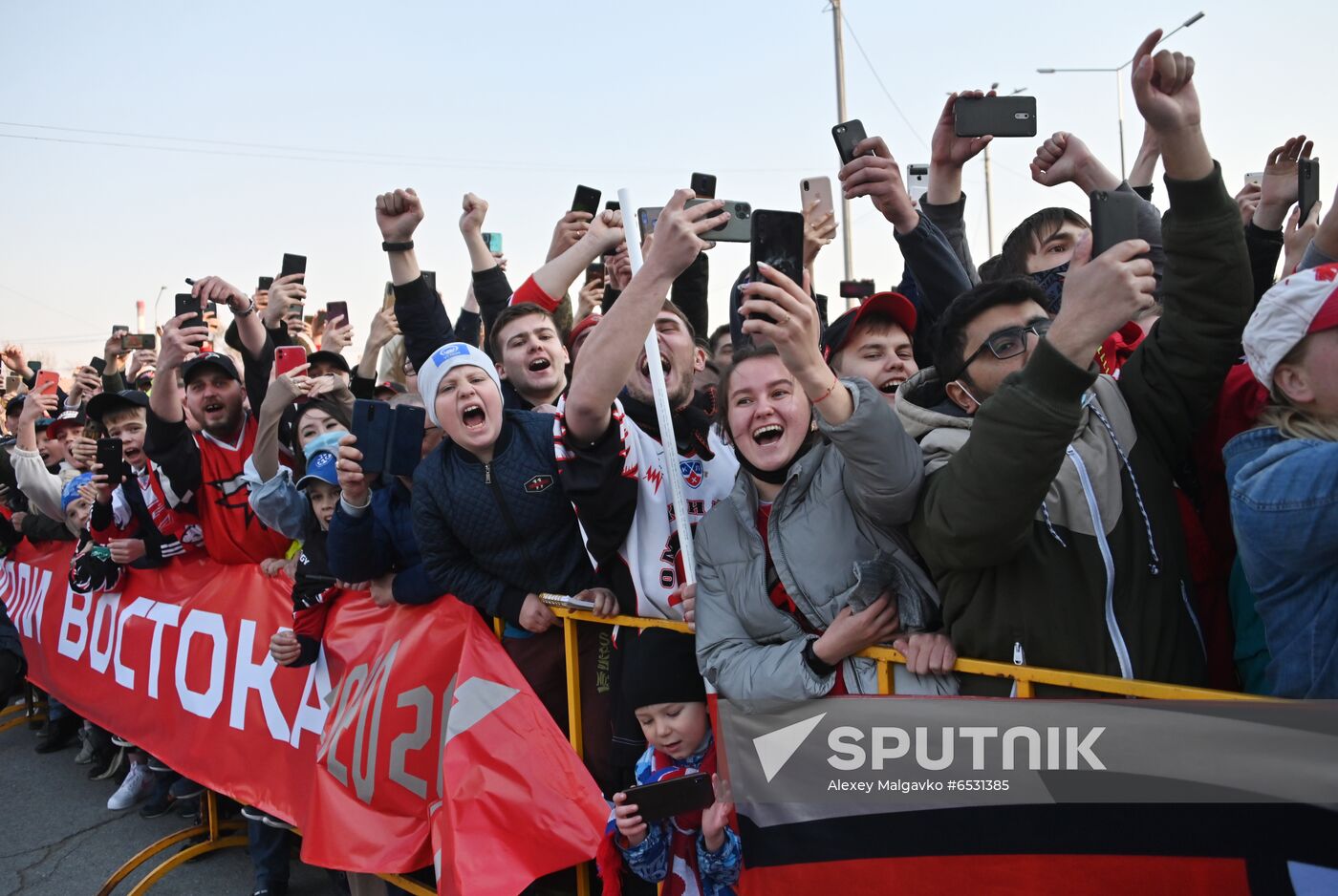 Russia Ice Hockey Gagarin Cup Winner Honoring