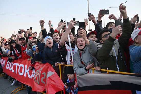 Russia Ice Hockey Gagarin Cup Winner Honoring