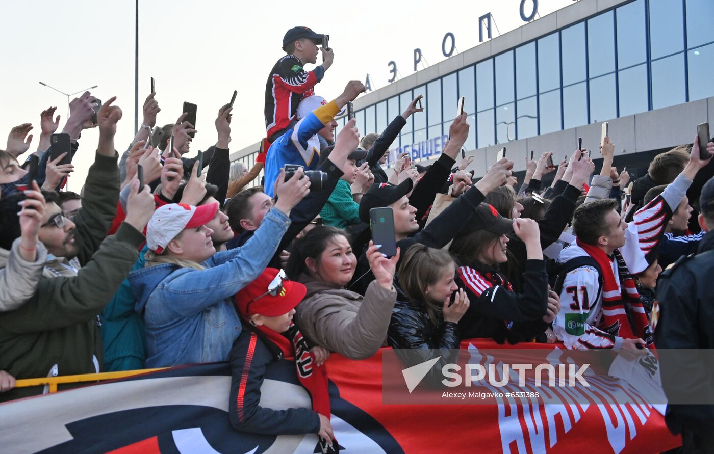 Russia Ice Hockey Gagarin Cup Winner Honoring