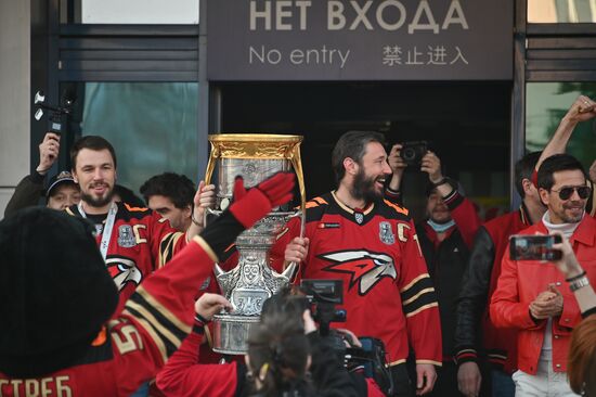 Russia Ice Hockey Gagarin Cup Winner Honoring