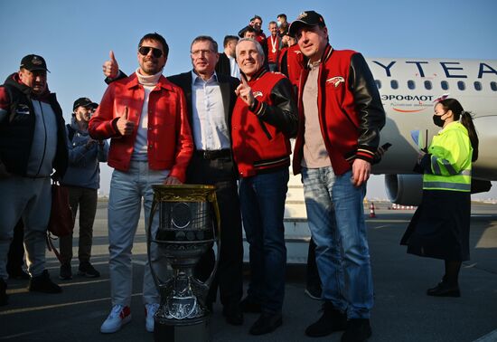 Russia Ice Hockey Gagarin Cup Winner Honoring