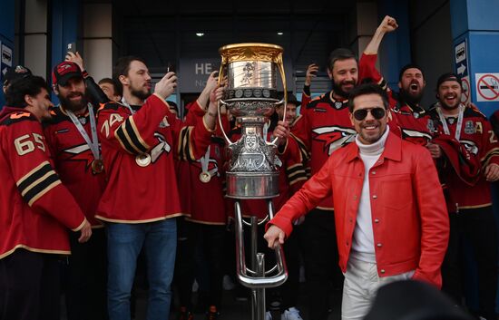 Russia Ice Hockey Gagarin Cup Winner Honoring