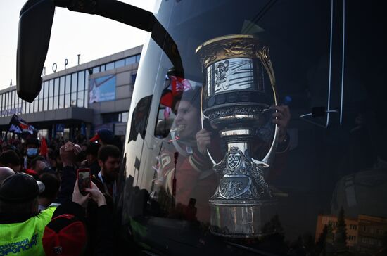 Russia Ice Hockey Gagarin Cup Winner Honoring