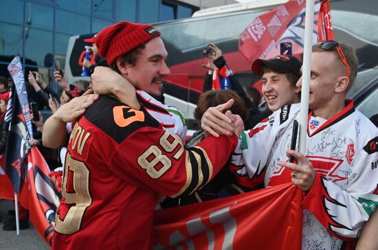 Russia Ice Hockey Gagarin Cup Winner Honoring