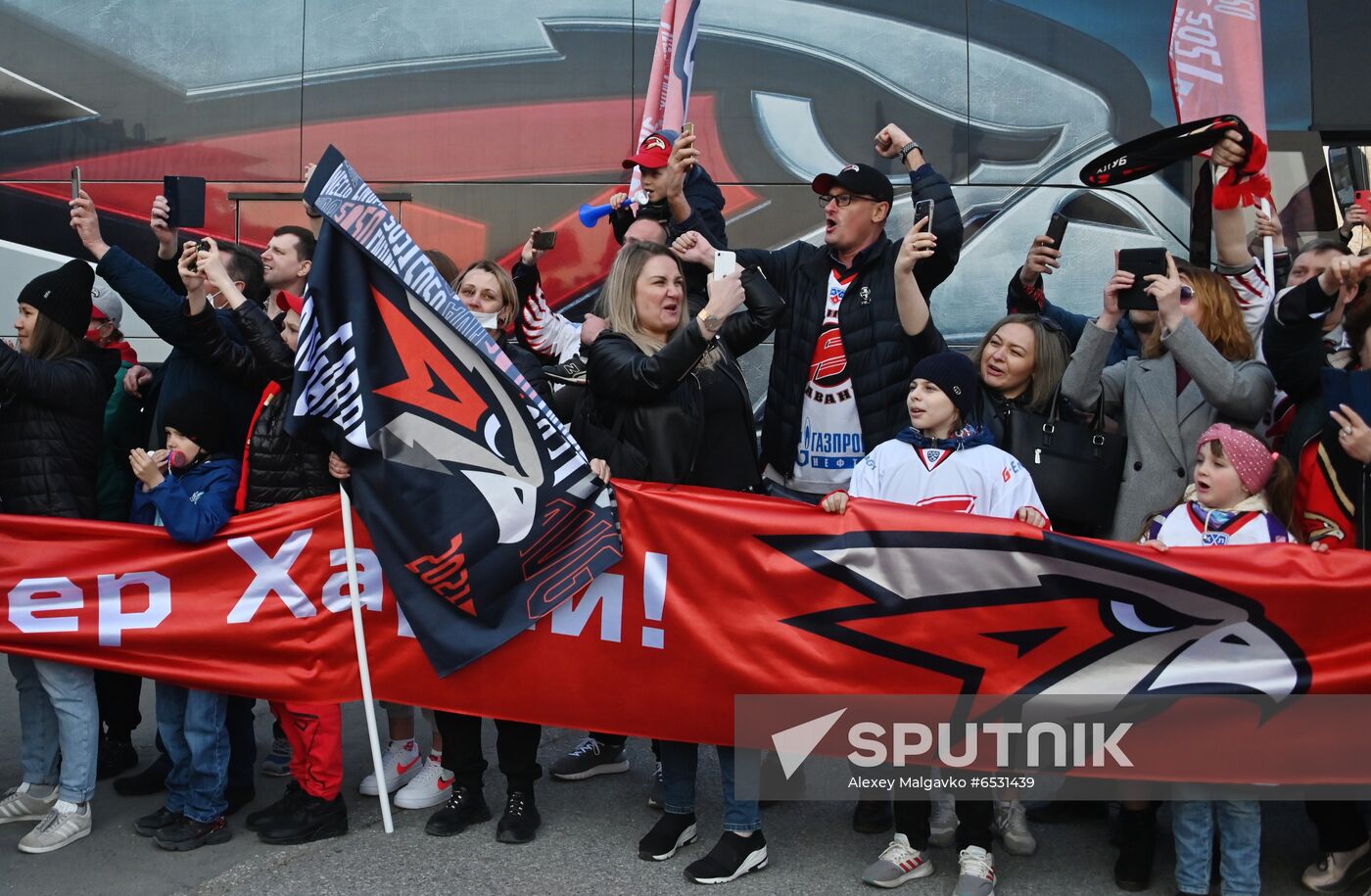 Russia Ice Hockey Gagarin Cup Winner Honoring