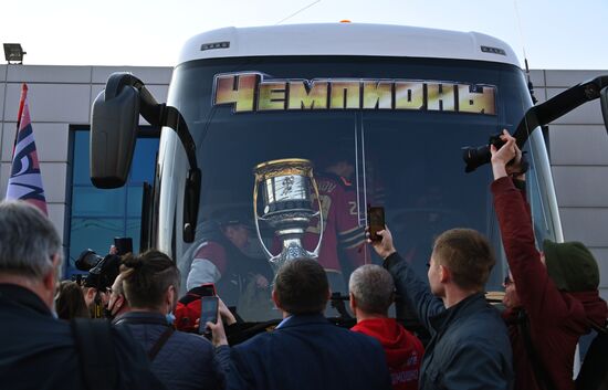 Russia Ice Hockey Gagarin Cup Winner Honoring