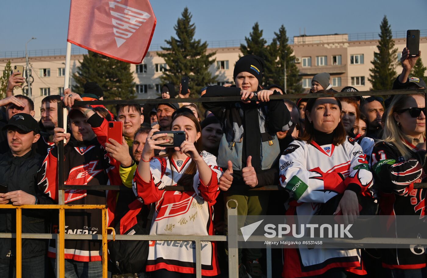 Russia Ice Hockey Gagarin Cup Winner Honoring