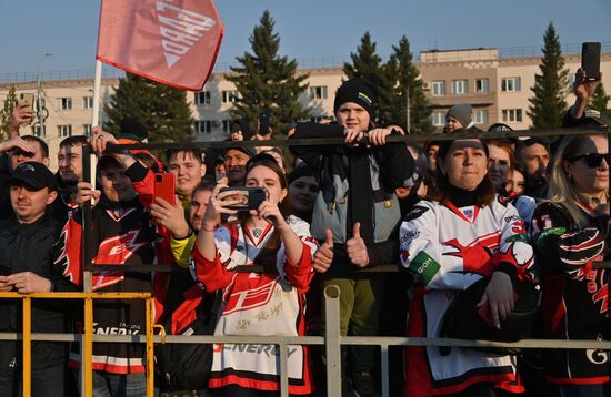 Russia Ice Hockey Gagarin Cup Winner Honoring