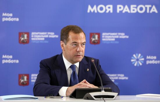 Russia Medvedev Trade Unions