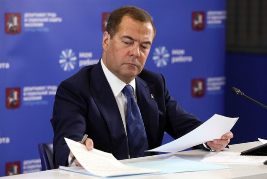 Russia Medvedev Trade Unions