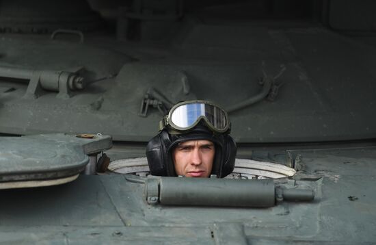 Russia WWII Victory Parade Rehearsal
