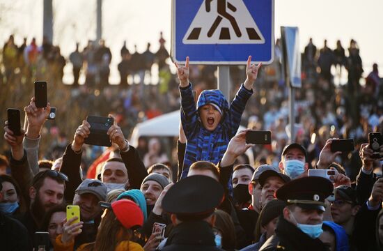 Russia Ice Hockey Gagarin Cup Winner Honoring