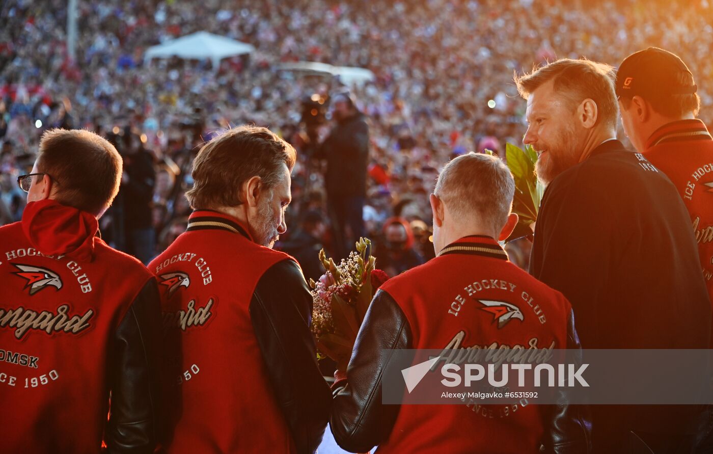 Russia Ice Hockey Gagarin Cup Winner Honoring