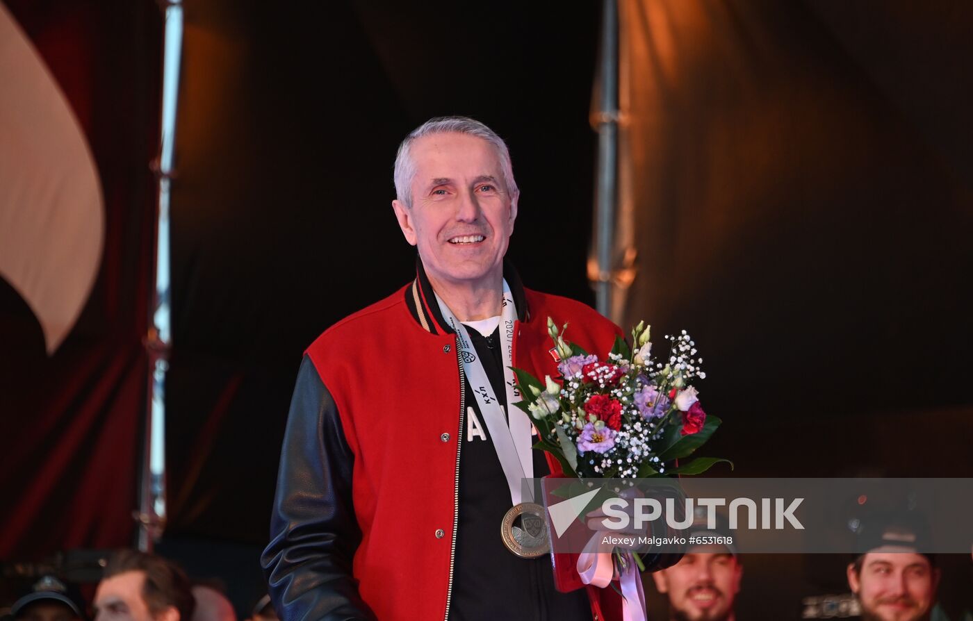 Russia Ice Hockey Gagarin Cup Winner Honoring