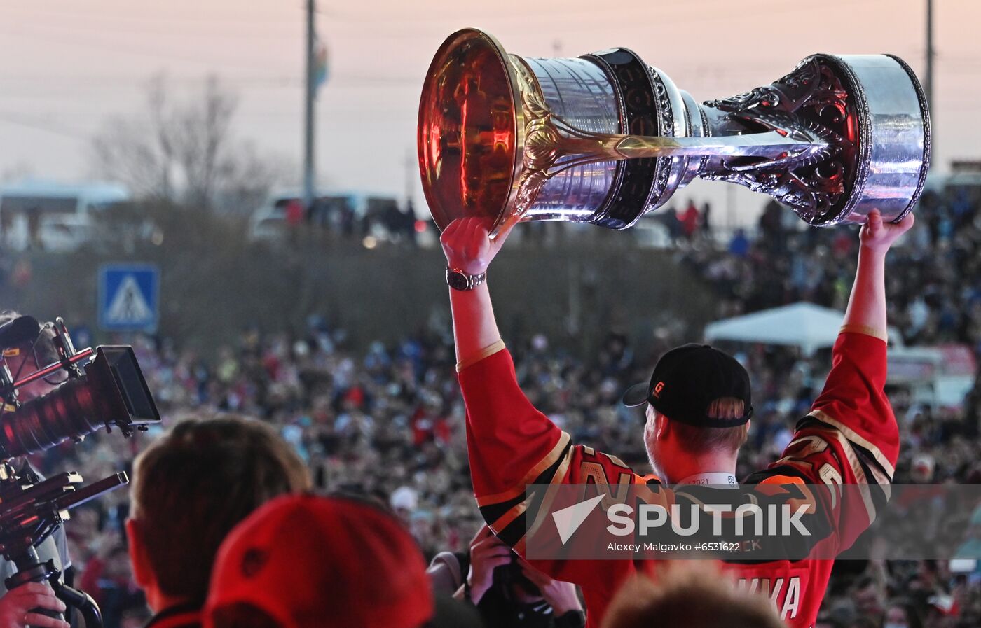 Russia Ice Hockey Gagarin Cup Winner Honoring