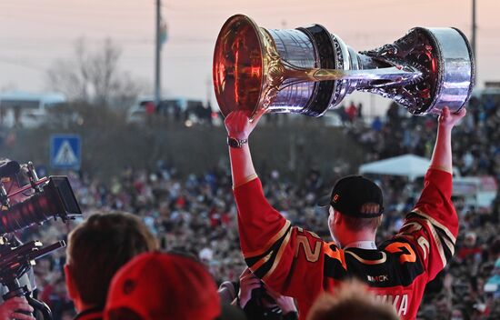 Russia Ice Hockey Gagarin Cup Winner Honoring