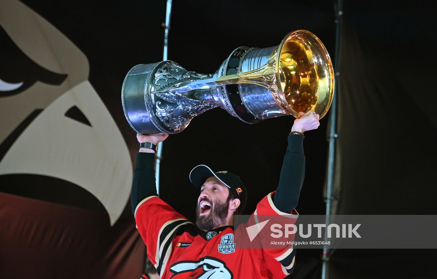 Russia Ice Hockey Gagarin Cup Winner Honoring