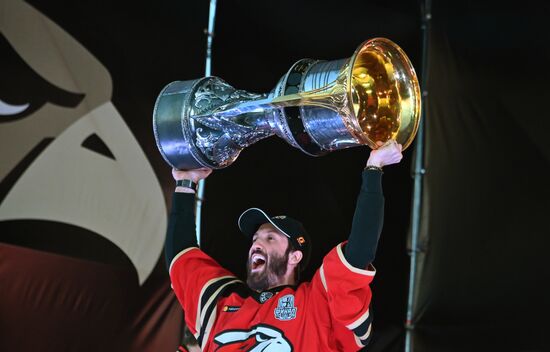 Russia Ice Hockey Gagarin Cup Winner Honoring