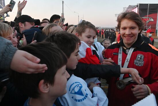 Russia Ice Hockey Gagarin Cup Winner Honoring