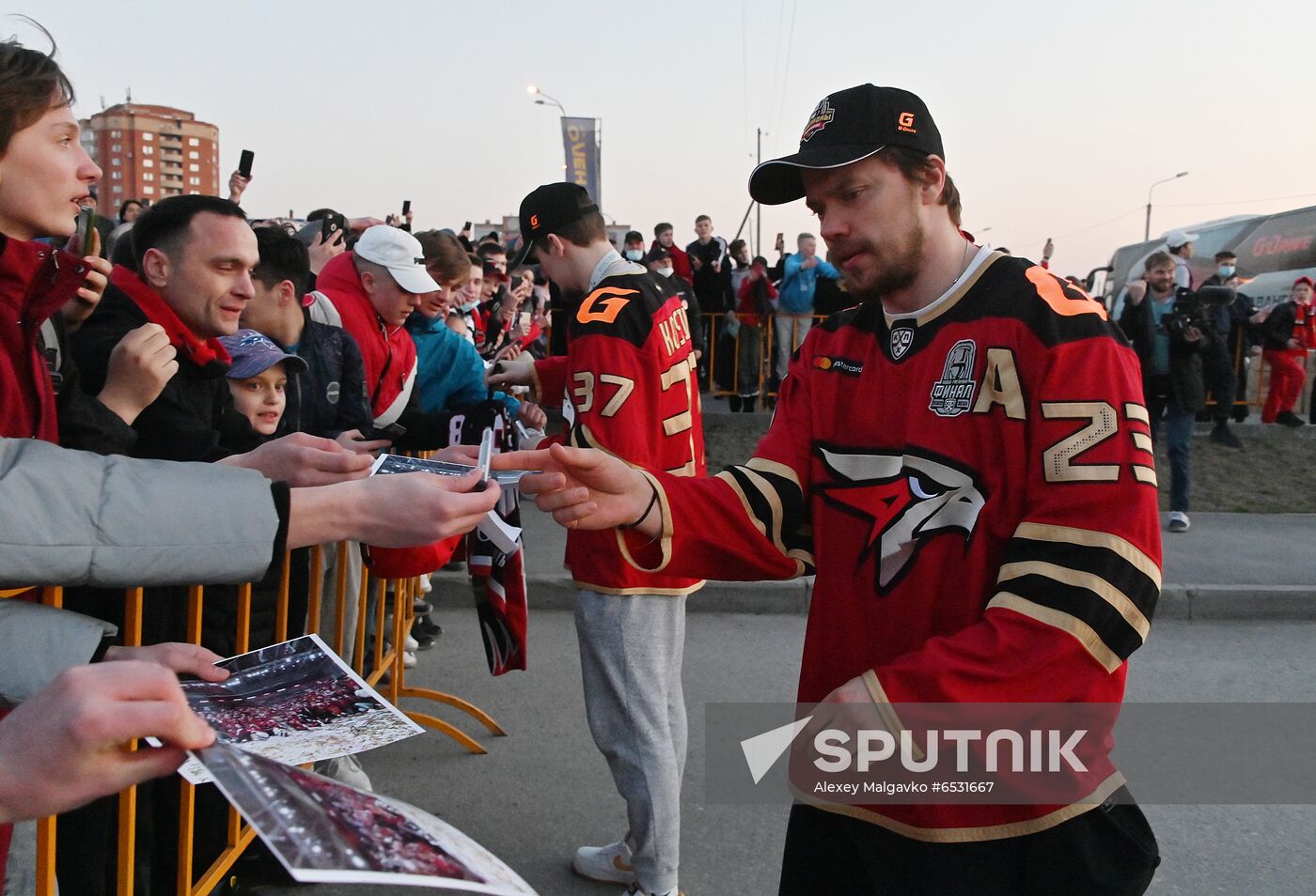 Russia Ice Hockey Gagarin Cup Winner Honoring