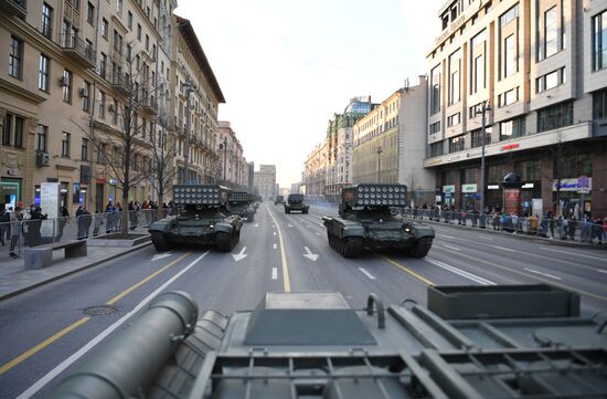 Russia WWII Victory Parade Rehearsal