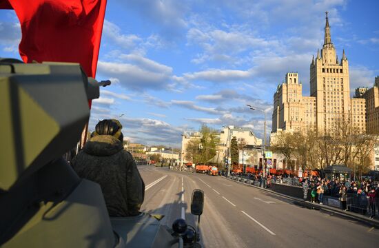 Russia WWII Victory Parade Rehearsal