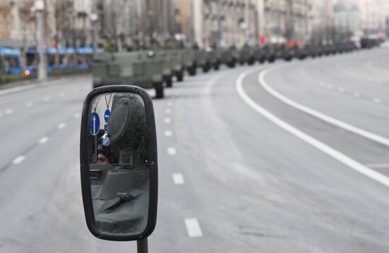Russia WWII Victory Parade Rehearsal