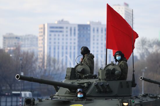 Russia WWII Victory Parade Rehearsal