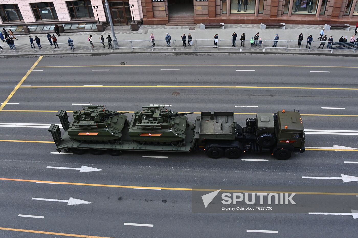 Russia WWII Victory Parade Rehearsal