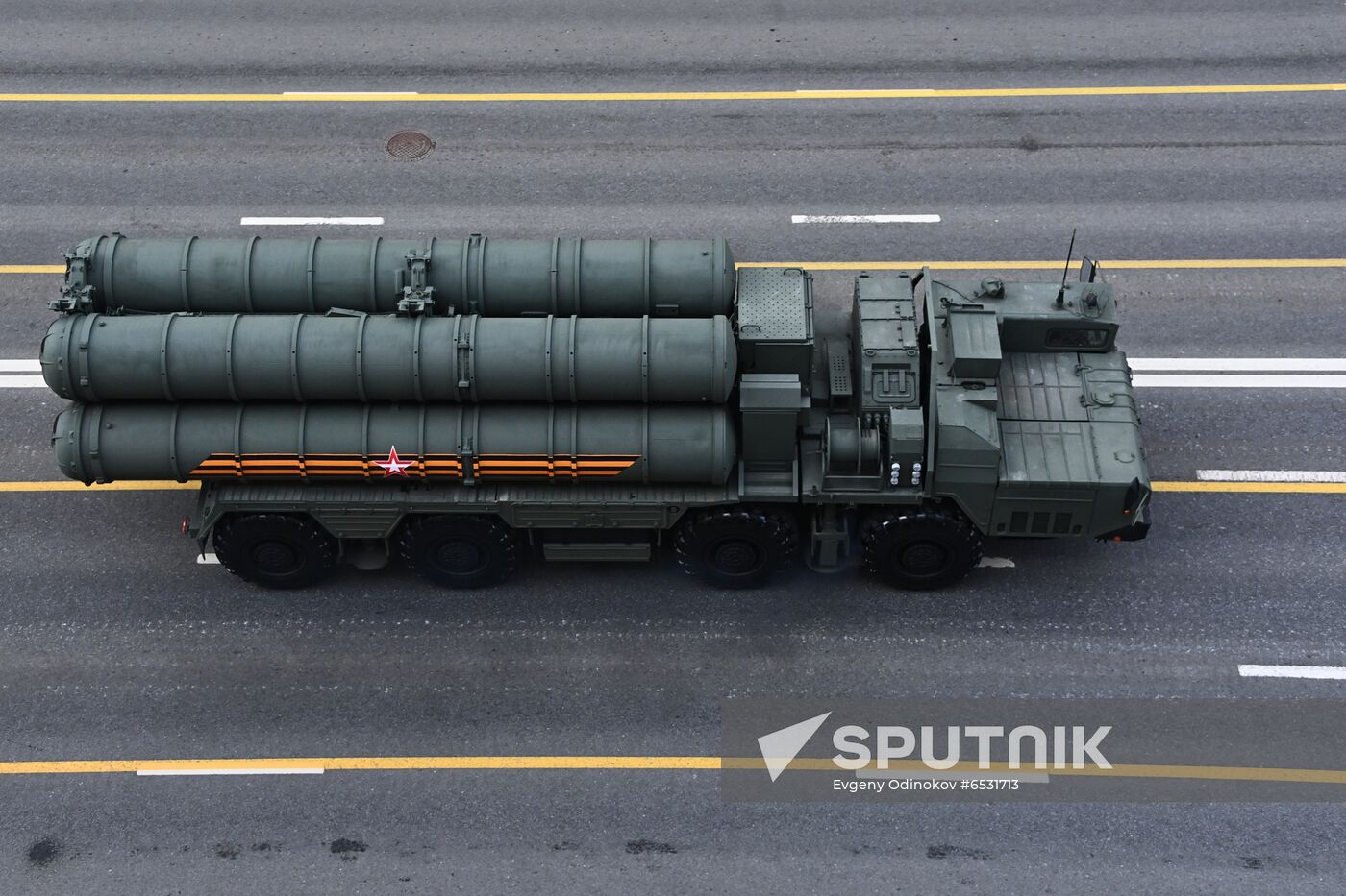 Russia WWII Victory Parade Rehearsal