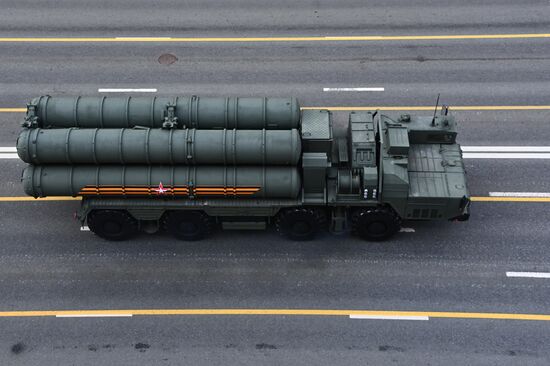 Russia WWII Victory Parade Rehearsal