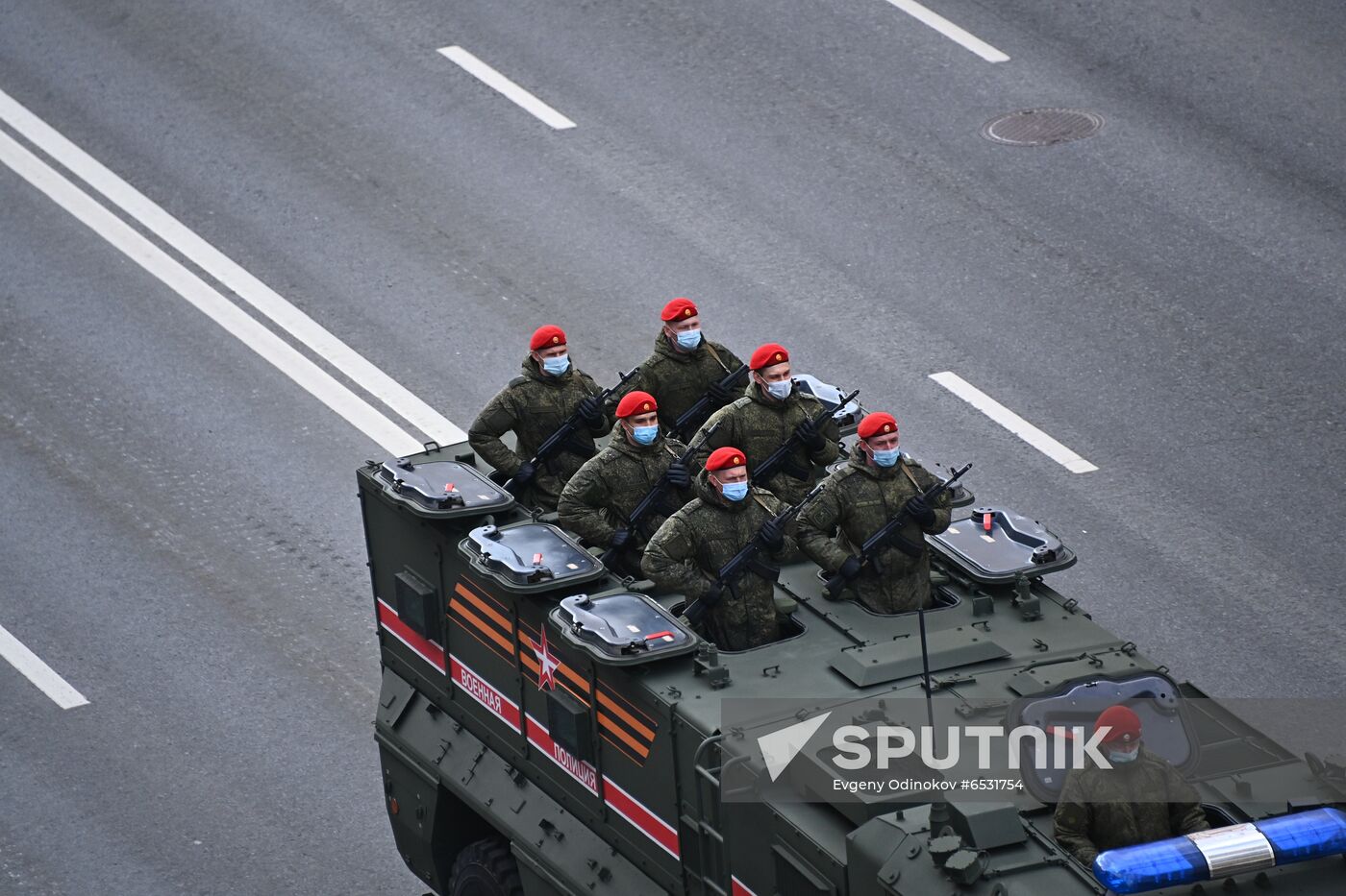 Russia WWII Victory Parade Rehearsal