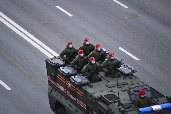 Russia WWII Victory Parade Rehearsal