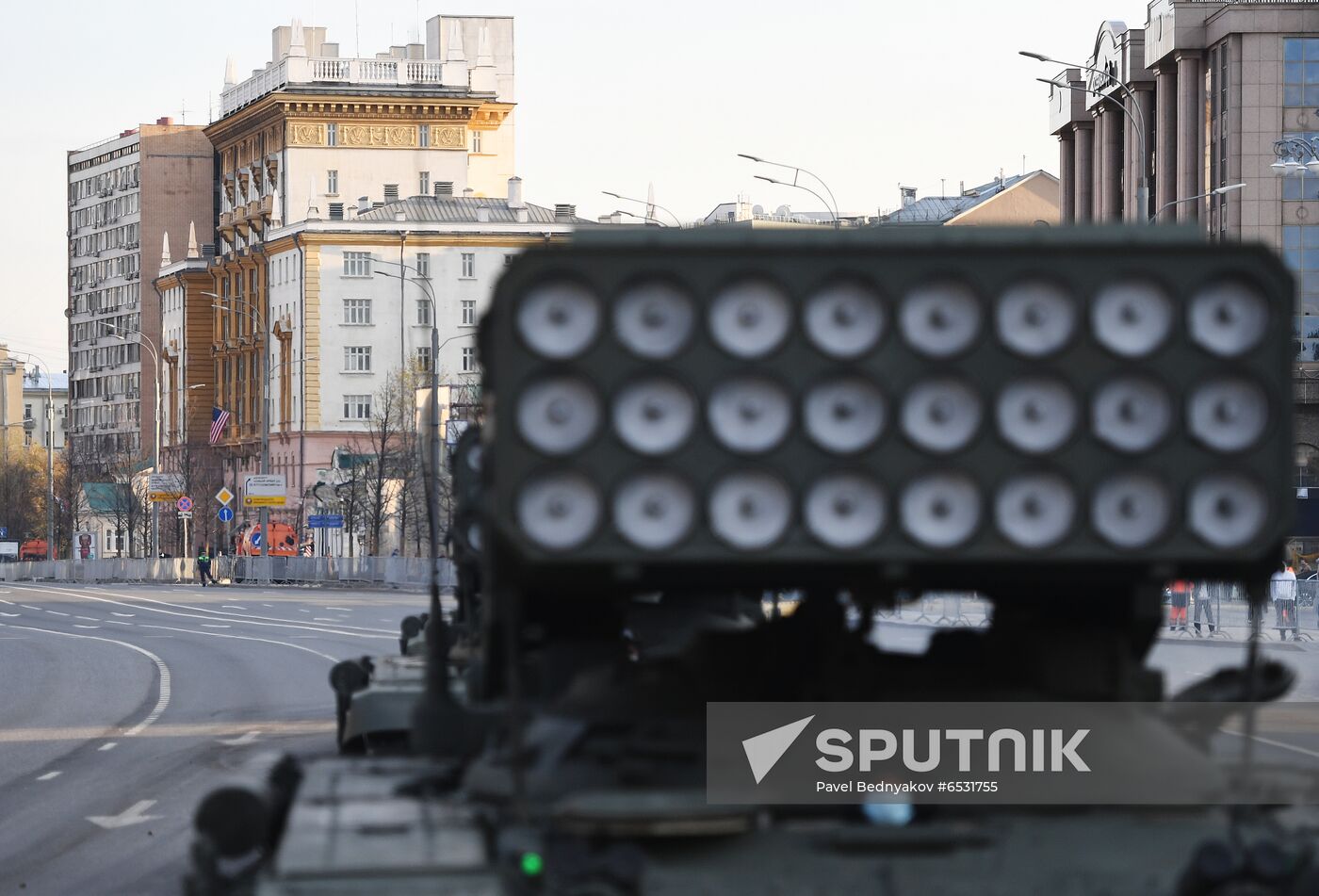 Russia WWII Victory Parade Rehearsal