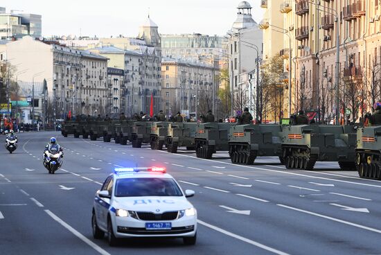 Russia WWII Victory Parade Rehearsal