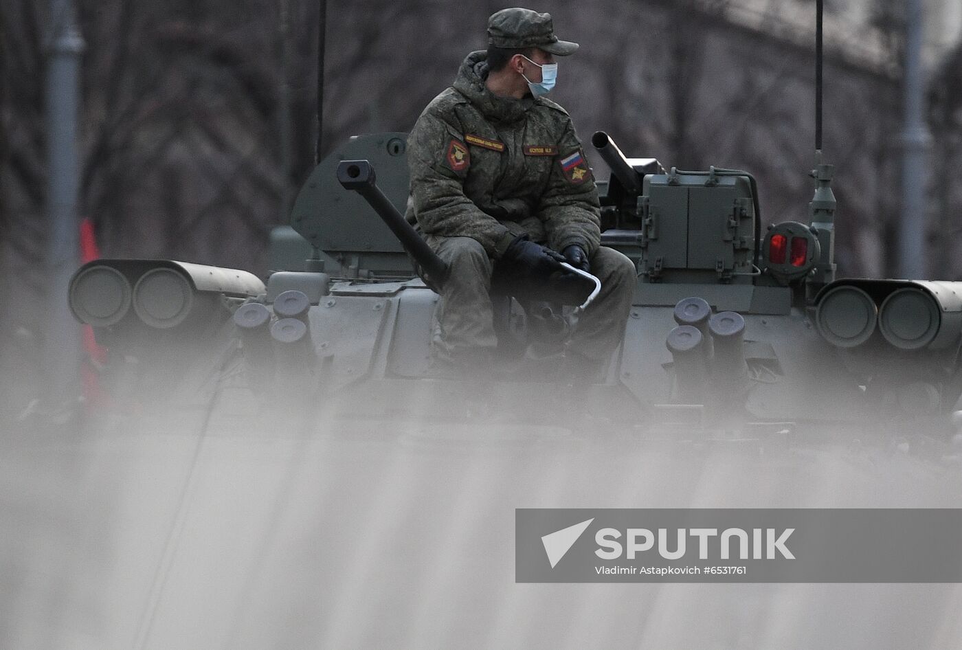 Russia WWII Victory Parade Rehearsal