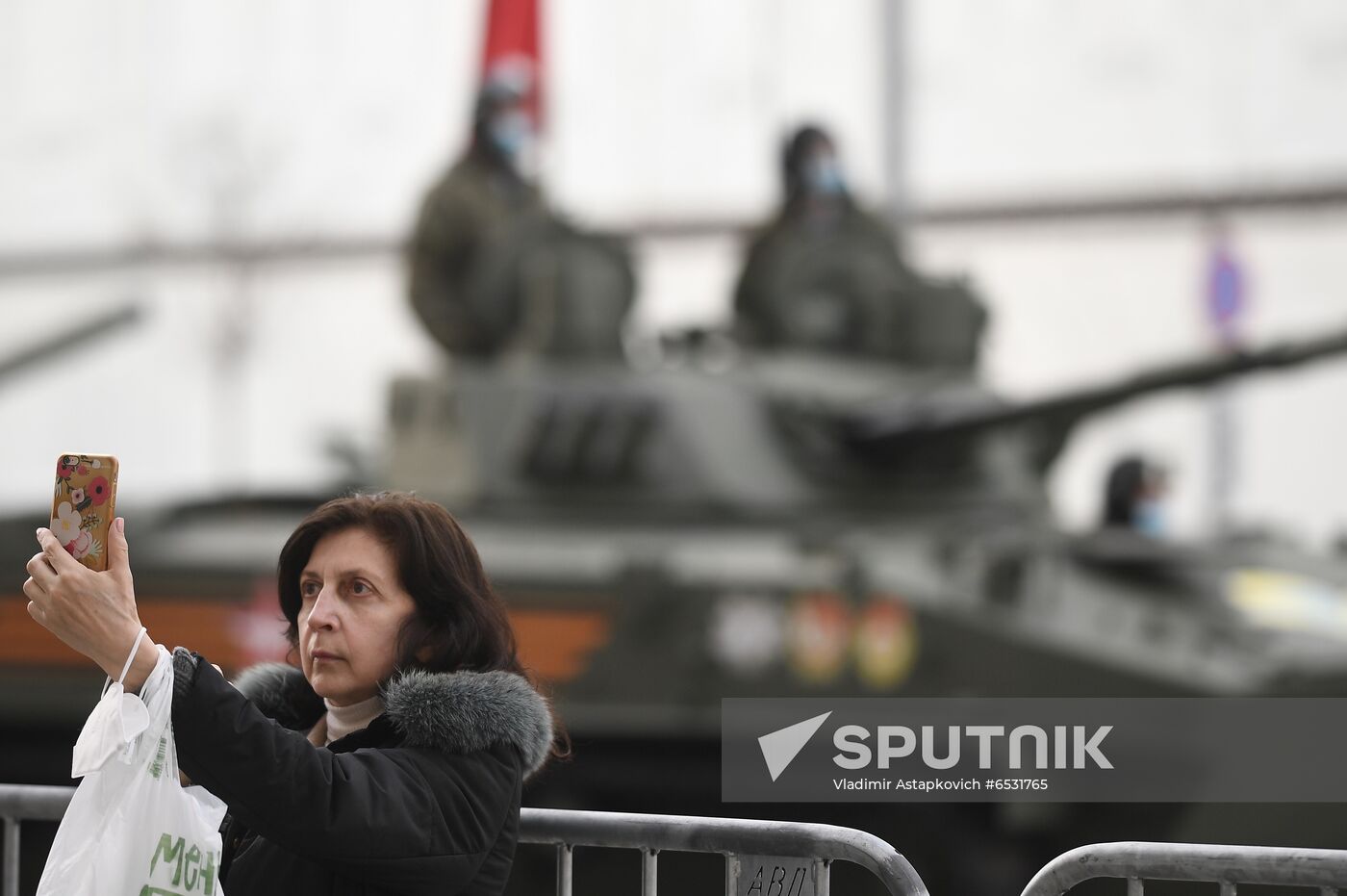Russia WWII Victory Parade Rehearsal