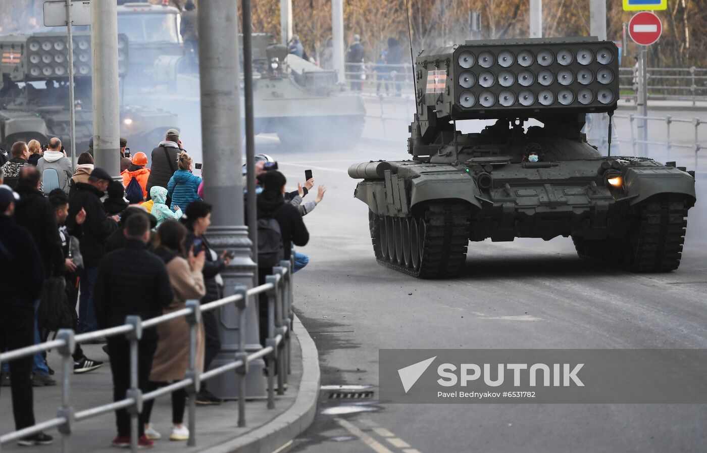 Russia WWII Victory Parade Rehearsal