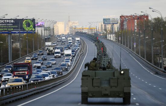 Russia WWII Victory Parade Rehearsal
