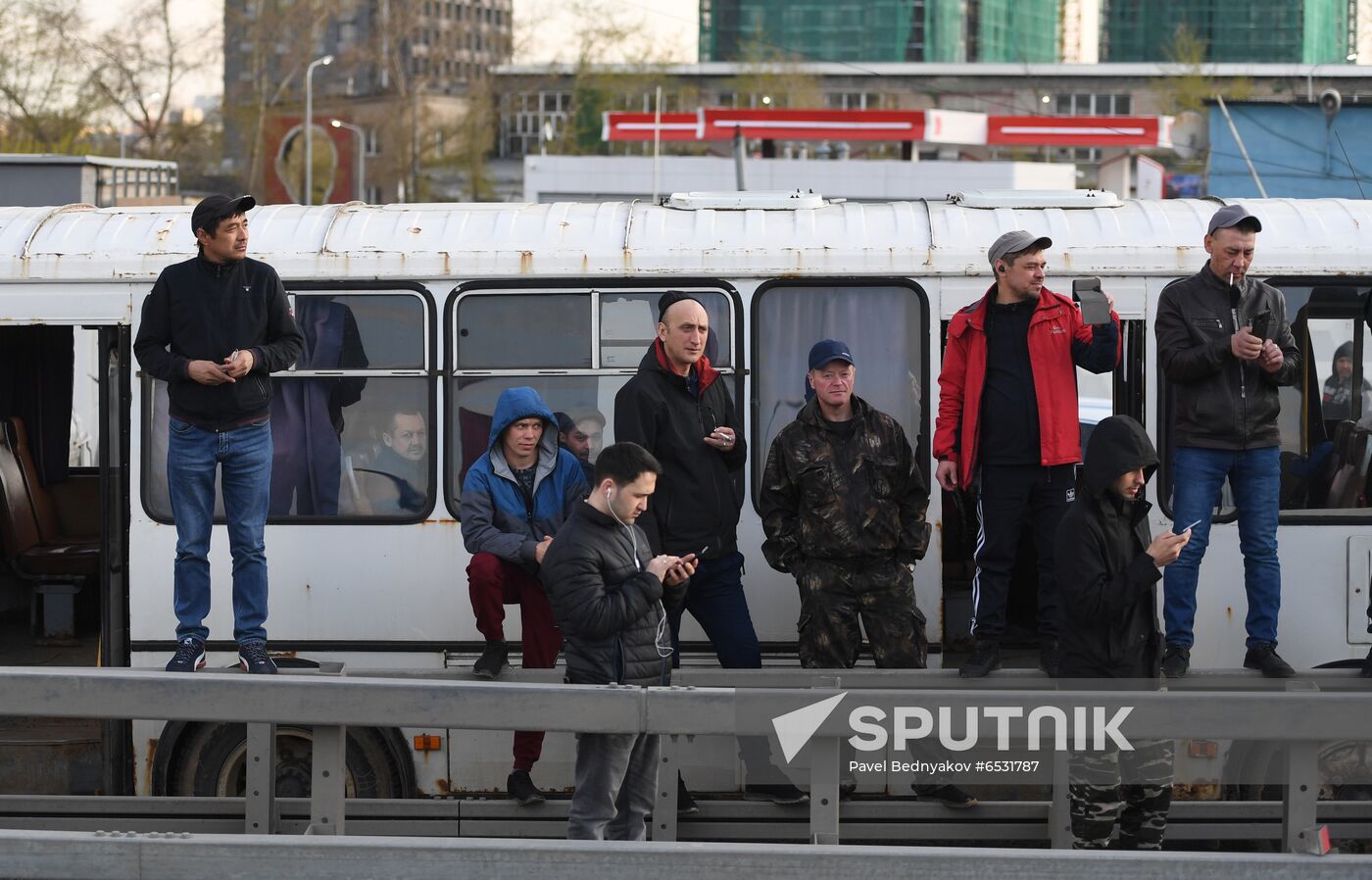 Russia WWII Victory Parade Rehearsal