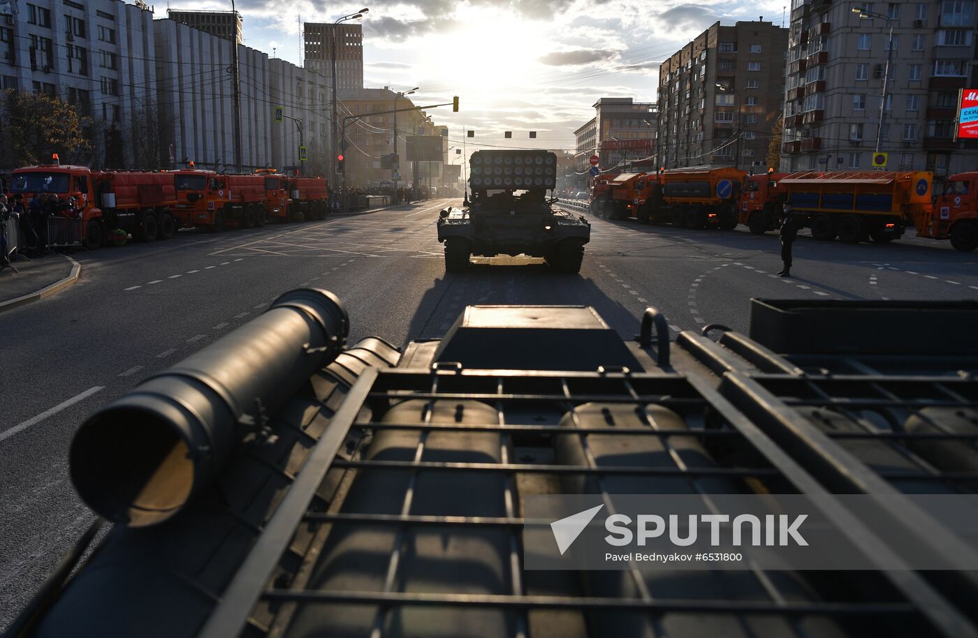 Russia WWII Victory Parade Rehearsal