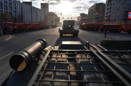Russia WWII Victory Parade Rehearsal